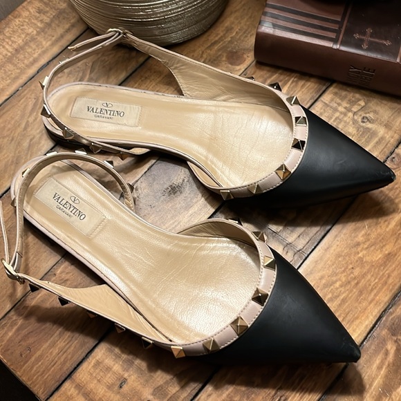 Valentino Rockstud Flats - Picture 9 of 10